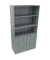 Kombischrank 2OH Tür 3OH Regal B1000xT442xH1869mm ws/Beton