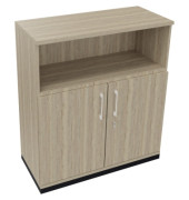 Kombischrank 2OH Tür 1OH Regal B1000xT442xH1133mm an/Eiche Nat