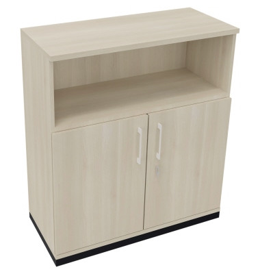 Kombischrank 2OH Tür 1OH Regal B1000xT442xH1133mm an/Akazie