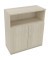 Kombischrank 2OH Tür 1OH Regal B1000xT442xH1133mm si/Akazie