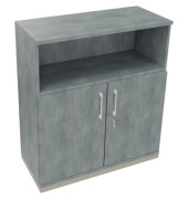 Regalschrank endless 820115783, abschlie&szlig;bar, 3 OH, beton hell, 100x113,3x44,2cm (BxHxT)