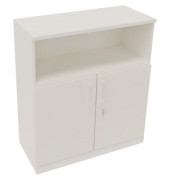 Regalschrank endless 820115801, abschlie&szlig;bar, 3 OH, diamantwei&szlig;, 100x113,3x44,2cm (BxHxT)