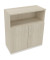 Kombischrank 2OH Tür 1OH Regal B1000xT442xH1133mm ws/Akazie
