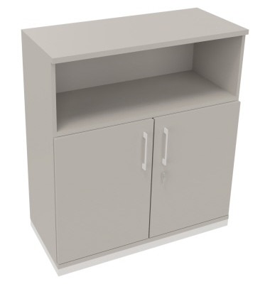 Regalschrank endless 820115881, abschlie&szlig;bar, 3 OH, lichtgrau, 100x113,3x44,2cm (BxHxT)