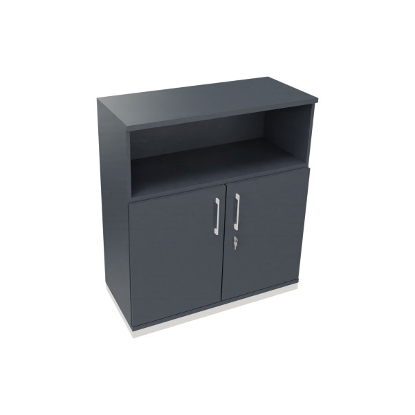 4003969068643 - Regalschrank endless 820115882 abschließbar 3 OH lavagrau 100x1133x442cm (BxHxT) 4003969068643 Soennecken