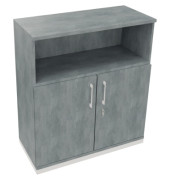 Regalschrank endless 820115883, abschlie&szlig;bar, 3 OH, beton hell, 100x113,3x44,2cm (BxHxT)