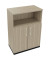 Kombischrank 2OH Tür 1OH Regal B800xT442xH1133mm an/Eiche Nat