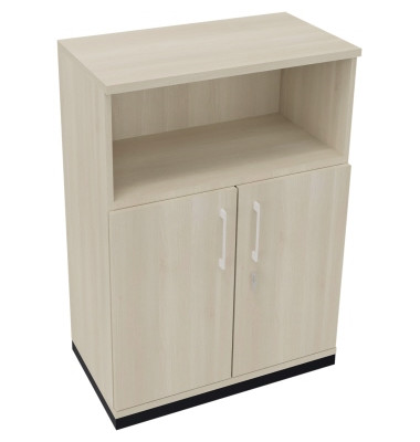 Kombischrank 2OH Tür 1OH Regal B800xT442xH1133mm an/Akazie
