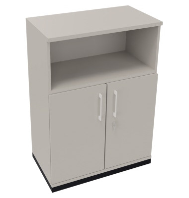 Regalschrank endless 820115981, abschlie&szlig;bar, 3 OH, lichtgrau, 80x113,3x44,2cm (BxHxT)