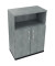 Kombischrank 2OH Tür 1OH Regal B800xT442xH1133mm an/Beton