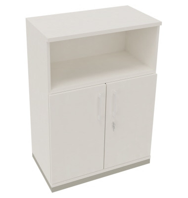 Regalschrank endless 820116001, abschlie&szlig;bar, 3 OH, diamantwei&szlig;, 80x113,3x44,2cm (BxHxT)