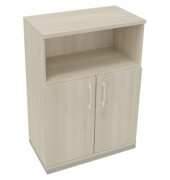Kombischrank 2OH Tür 1OH Regal B800xT442xH1133mm si/Akazie