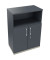 Kombischrank 2OH Tür 1OH Regal B800xT442xH1133mm si/Lavagrau