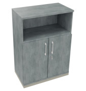 Regalschrank endless 820116083, abschlie&szlig;bar, 3 OH, beton hell, 80x113,3x44,2cm (BxHxT)