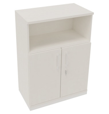 Regalschrank endless 820116101, abschlie&szlig;bar, 3 OH, diamantwei&szlig;, 80x113,3x44,2cm (BxHxT)