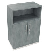 Regalschrank endless 820116183, abschlie&szlig;bar, 3 OH, beton hell, 80x113,3x44,2cm (BxHxT)