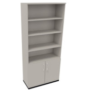 Regalschrank endless 820116281, abschlie&szlig;bar, 6 OH, lichtgrau, 100x222,1x44,2cm (BxHxT)