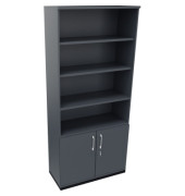 Regalschrank endless 820116282, abschlie&szlig;bar, 6 OH, lavagrau, 100x222,1x44,2cm (BxHxT)