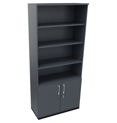 Regalschrank endless 820116282, abschlie&szlig;bar, 6 OH, lavagrau, 100x222,1x44,2cm (BxHxT)