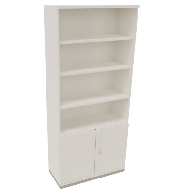 Regalschrank endless 820116301, abschlie&szlig;bar, 6 OH, diamantwei&szlig;, 100x222,1x44,2cm (BxHxT)