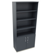 Regalschrank endless 820116382, abschlie&szlig;bar, 6 OH, lavagrau, 100x222,1x44,2cm (BxHxT)