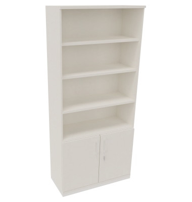 Regalschrank endless 820116401, abschlie&szlig;bar, 6 OH, diamantwei&szlig;, 100x222,1x44,2cm (BxHxT)