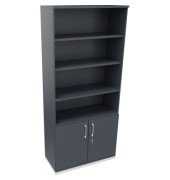 Regalschrank endless 820116482, abschlie&szlig;bar, 6 OH, lavagrau, 100x222,1x44,2cm (BxHxT)