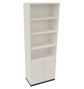 Regalschrank endless 820116501, abschlie&szlig;bar, 6 OH, diamantwei&szlig;, 80x222,1x44,2cm (BxHxT)