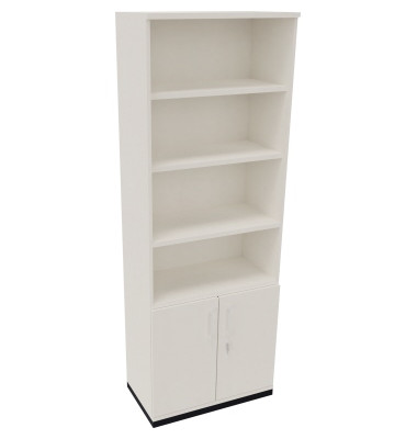 Regalschrank endless 820116501, abschlie&szlig;bar, 6 OH, diamantwei&szlig;, 80x222,1x44,2cm (BxHxT)