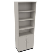 Regalschrank endless 820116581, abschlie&szlig;bar, 6 OH, lichtgrau, 80x222,1x44,2cm (BxHxT)