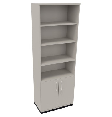 Regalschrank endless 820116581, abschlie&szlig;bar, 6 OH, lichtgrau, 80x222,1x44,2cm (BxHxT)