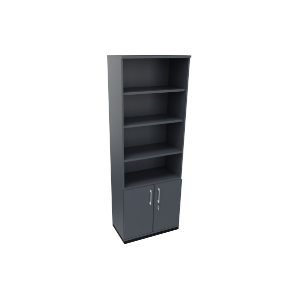 4003969068162 - Regalschrank endless 820116582 abschließbar 6 OH lavagrau 80x2221x442cm (BxHxT) 4003969068162 Soennecken