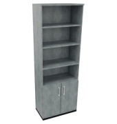 Regalschrank endless 820116583, abschlie&szlig;bar, 6 OH, beton hell, 80x222,1x44,2cm (BxHxT)