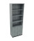 Kombischrank 2OH Tür 4OH Regal B800xT442xH2221mm an/Beton