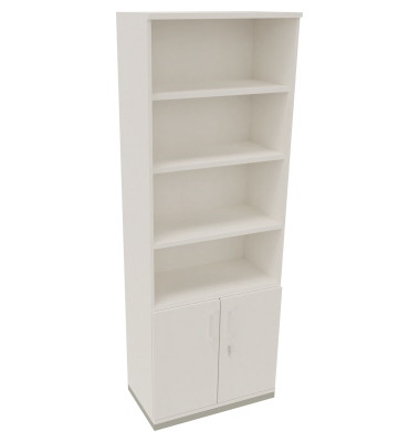 Regalschrank endless 820116601, abschlie&szlig;bar, 6 OH, diamantwei&szlig;, 80x222,1x44,2cm (BxHxT)