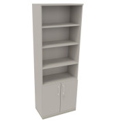 Regalschrank endless 820116681, abschlie&szlig;bar, 6 OH, lichtgrau, 80x222,1x44,2cm (BxHxT)