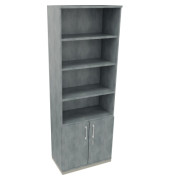 Regalschrank endless 820116683, abschlie&szlig;bar, 6 OH, beton hell, 80x222,1x44,2cm (BxHxT)