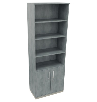 Regalschrank endless 820116683, abschlie&szlig;bar, 6 OH, beton hell, 80x222,1x44,2cm (BxHxT)