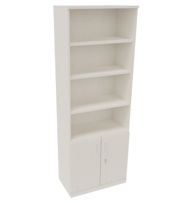 Regalschrank endless 820116701, abschlie&szlig;bar, 6 OH, diamantwei&szlig;, 80x222,1x44,2cm (BxHxT)