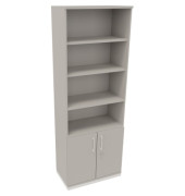 Regalschrank endless 820116781, abschlie&szlig;bar, 6 OH, lichtgrau, 80x222,1x44,2cm (BxHxT)