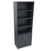 Regalschrank endless 820116782, abschlie&szlig;bar, 6 OH, lavagrau, 80x222,1x44,2cm (BxHxT)