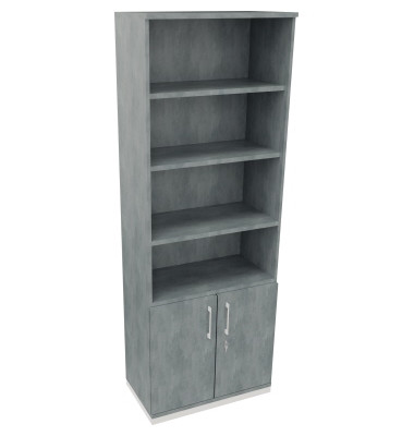 Regalschrank endless 820116783, abschlie&szlig;bar, 6 OH, beton hell, 80x222,1x44,2cm (BxHxT)