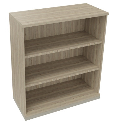 Regal 3OH B1000xT442xH1133mm Silberaluminium/Eiche Natur