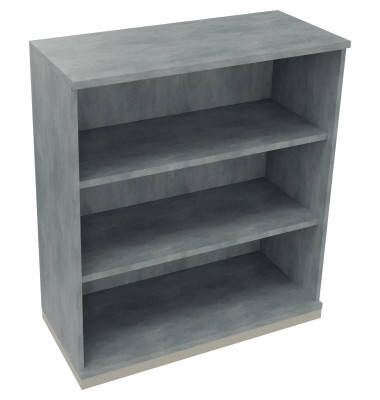 Regal 3OH B1000xT442xH1133mm Silberaluminium/Beton hell