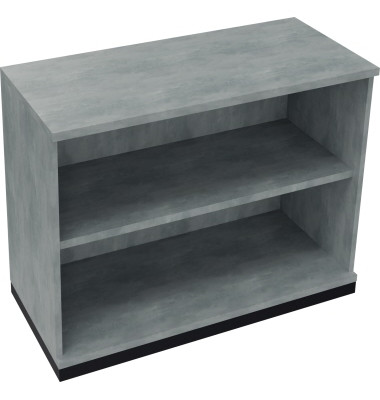Regal 2OH B1000xT442xH781mm Anthrazit-Metallic/Beton hell