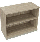 Regal 2OH B1000xT442xH781mm Silberaluminium/Eiche Natur