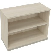Regal 2OH B1000xT442xH781mm Silberaluminium/Akazie hell