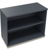 Regal 2OH B1000xT442xH781mm Silberaluminium/Lavagrau