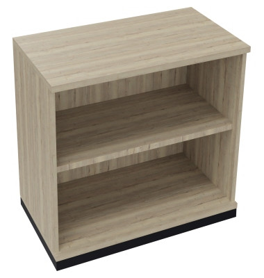 Regal 2OH B800xT442xH781mm Anthrazit-Metallic/Eiche Natur