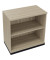 Regal 2OH B800xT442xH781mm Anthrazit-Metallic/Eiche Natur